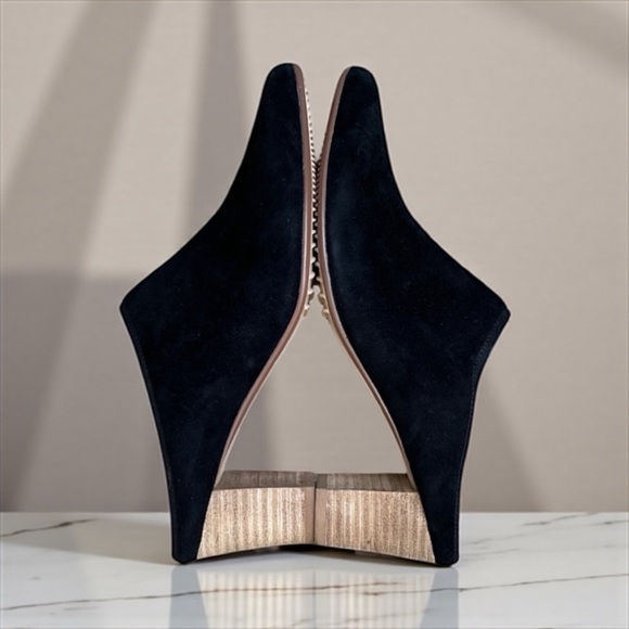 Vaneli Eloy Pointed Toe Suede Mule in Black Size 6 1/2 - Picture 8 of 9